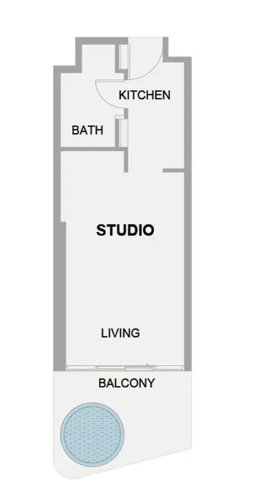 Studio floor plan