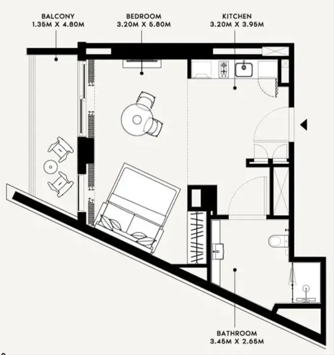 Studio floor plan