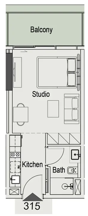 Studio floor plan