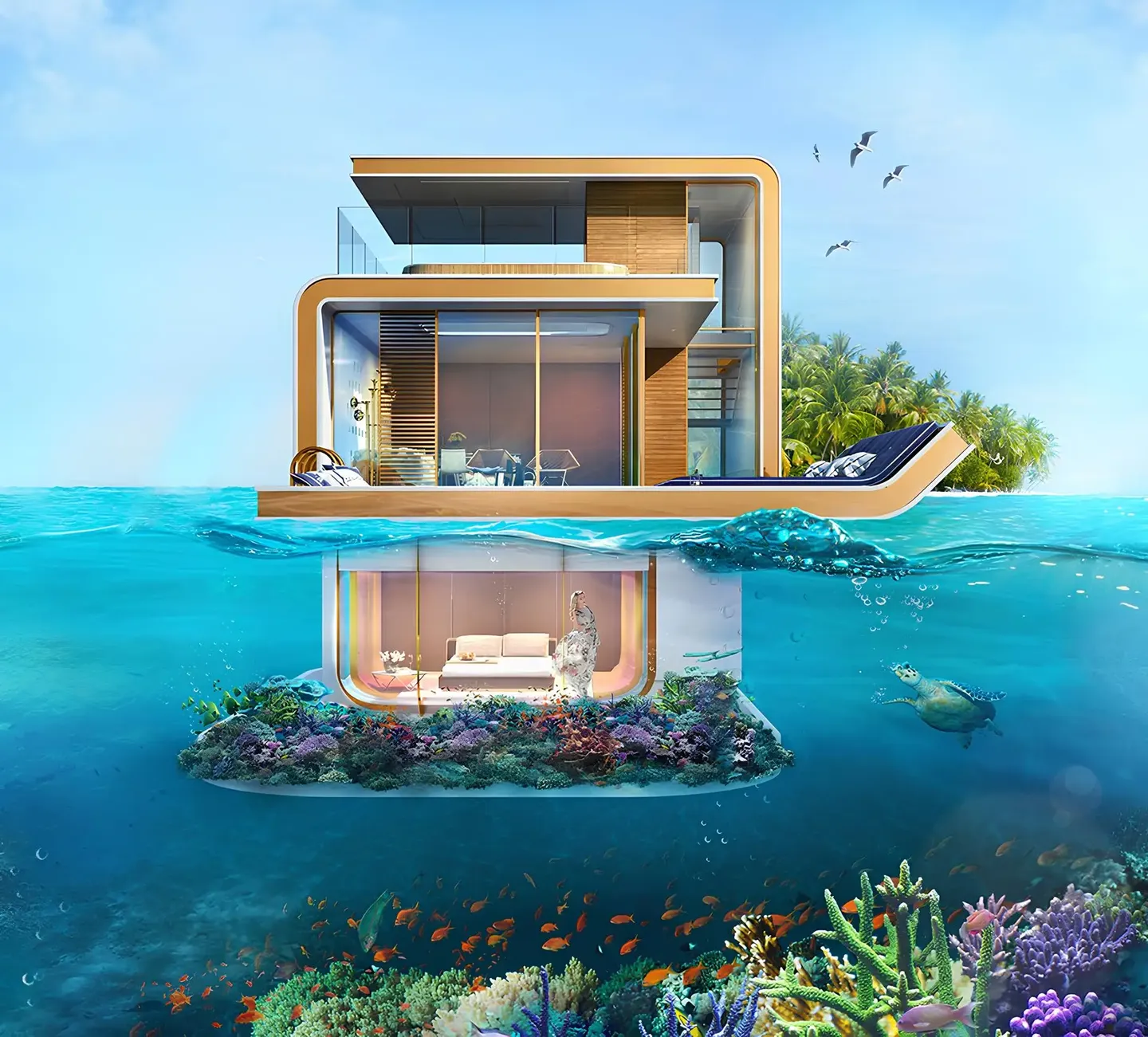 The Floating Seahorse