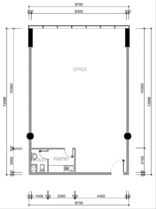 Office floor plan