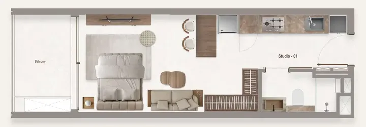 Studio floor plan