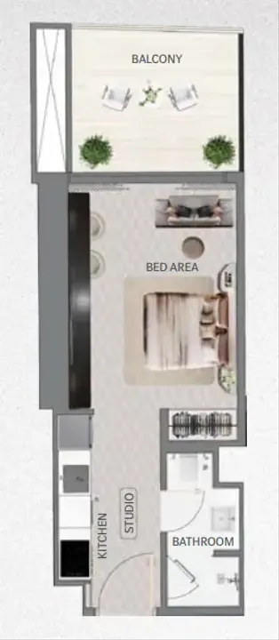 Studio floor plan