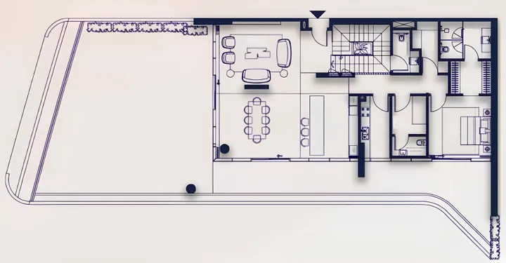 4 BR floor plan