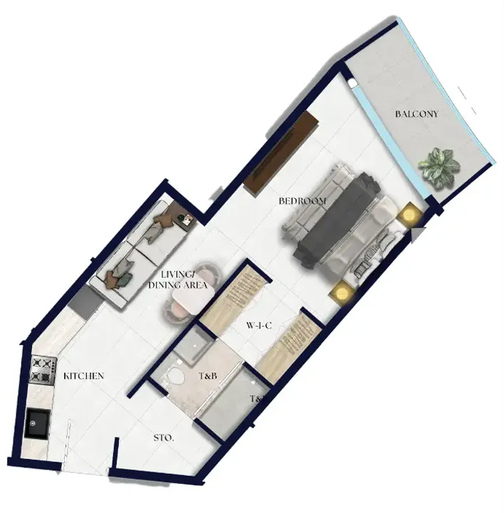 Studio floor plan