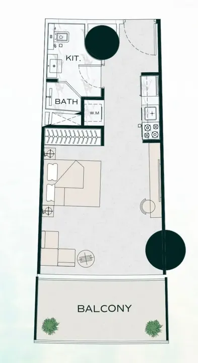 Studio floor plan