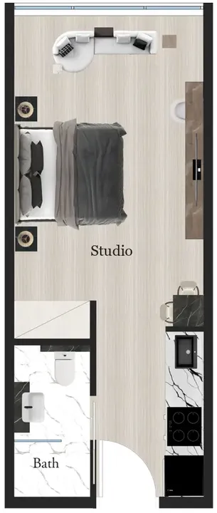 Studio floor plan