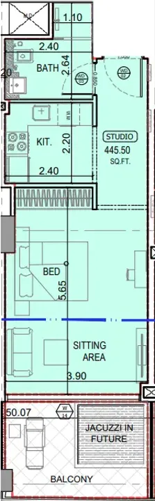 Studio floor plan
