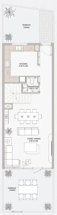 4 BR floor plan