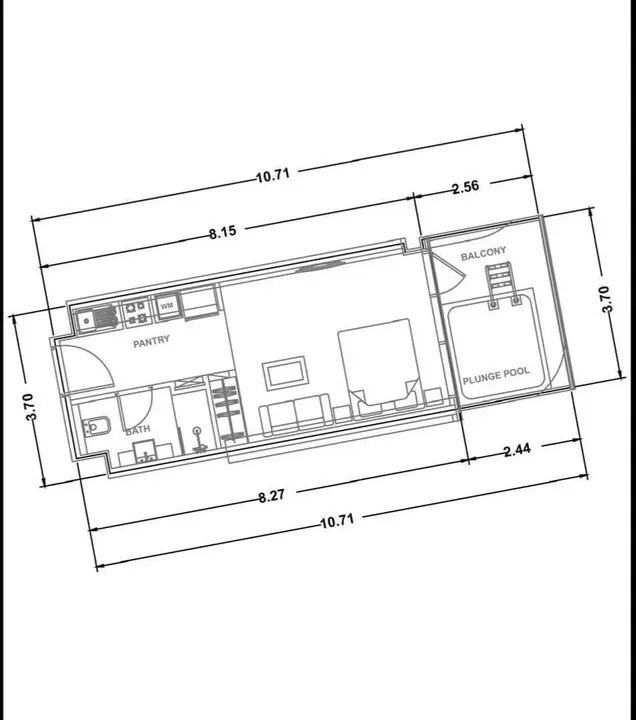 Studio floor plan
