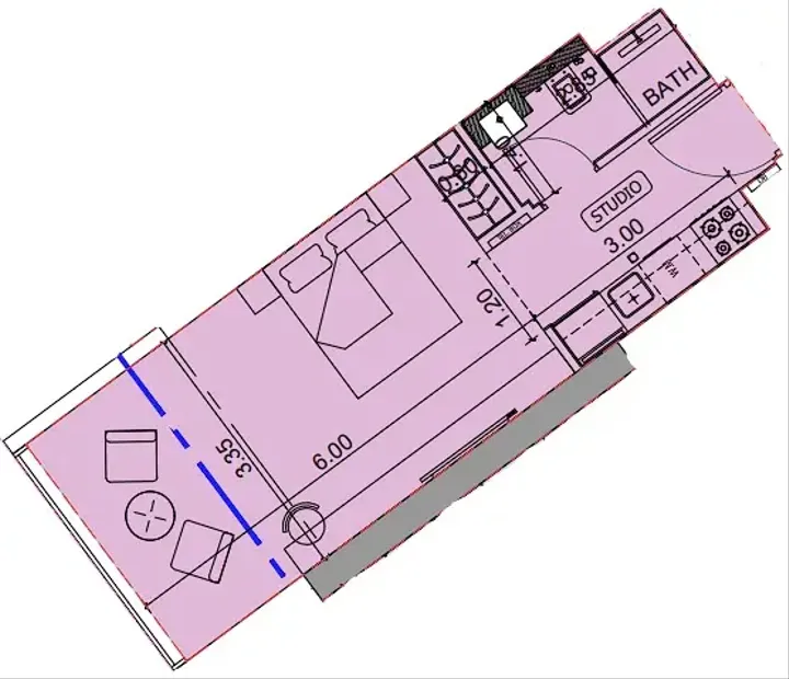 Studio floor plan