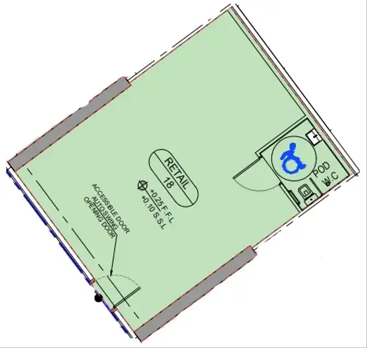 Retail floor plan