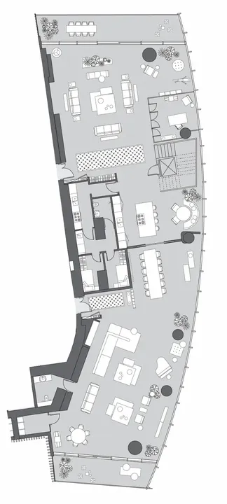 5 BR floor plan