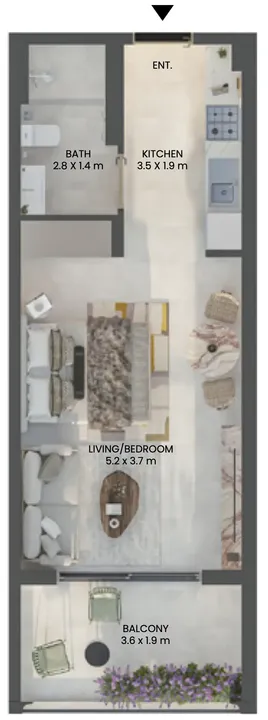 Studio floor plan