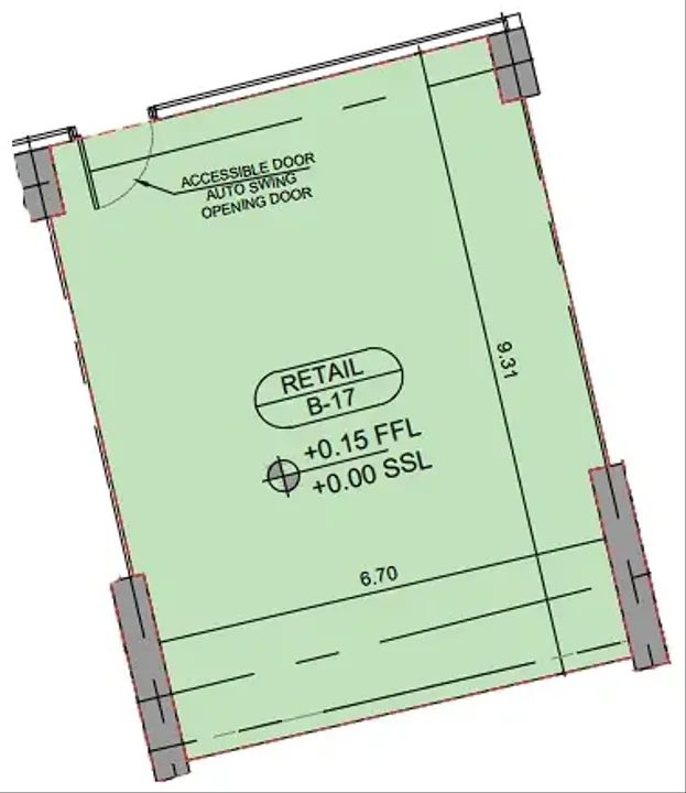 Retail floor plan