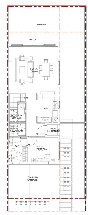 5 BR floor plan