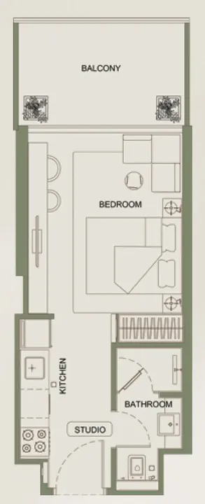 Studio floor plan