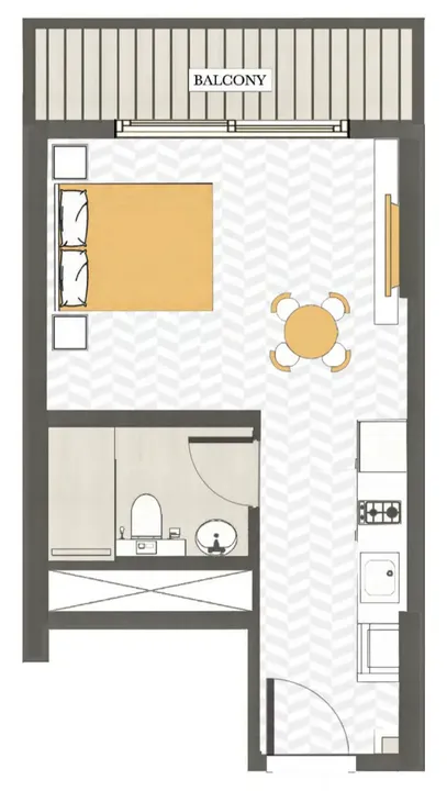 Studio floor plan