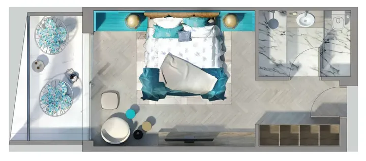 Studio floor plan