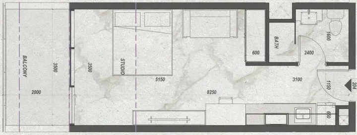 Studio floor plan