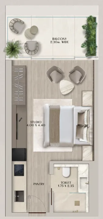 Studio floor plan