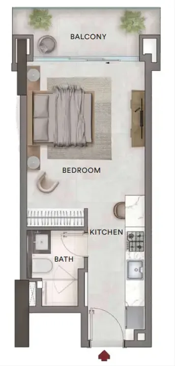 Studio floor plan