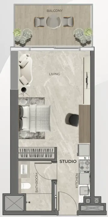 Studio floor plan