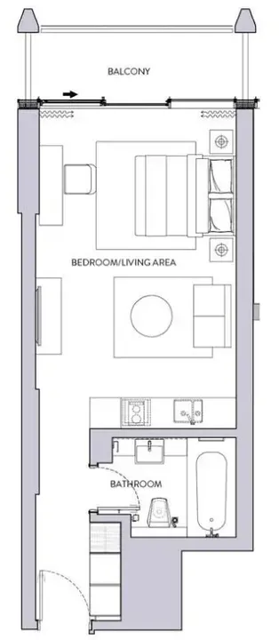Studio floor plan
