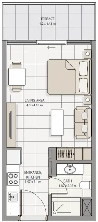 Studio floor plan