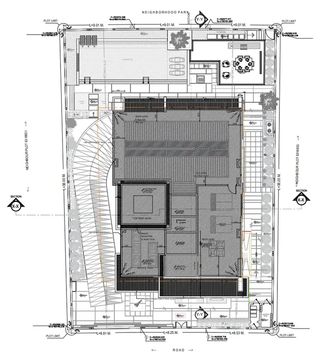 6 BR floor plan
