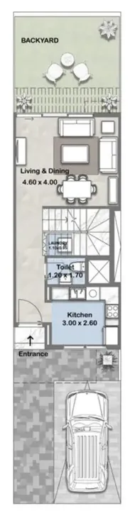 4 BR floor plan