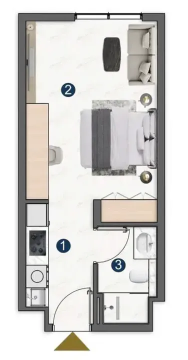 Studio floor plan