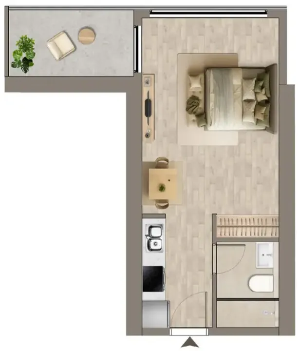 Studio floor plan