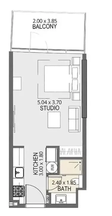 Studio floor plan