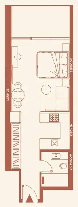 Studio floor plan