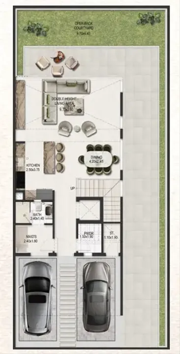5 BR floor plan