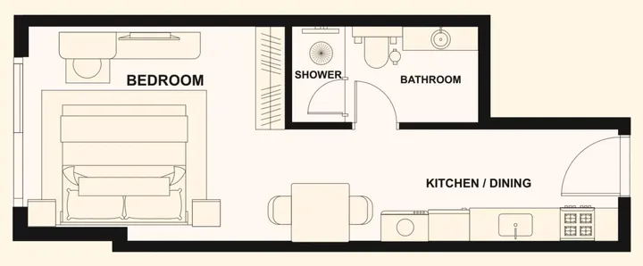 Studio floor plan