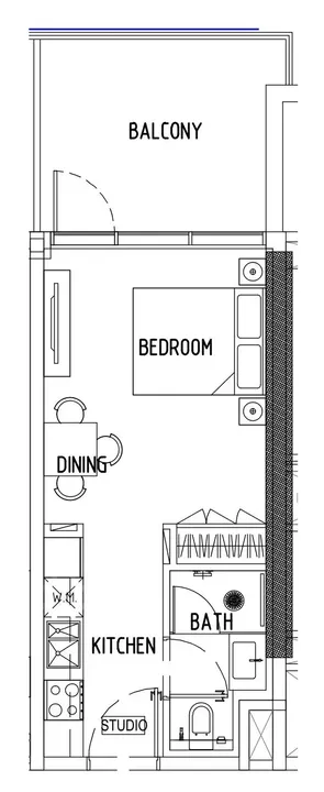 Studio floor plan