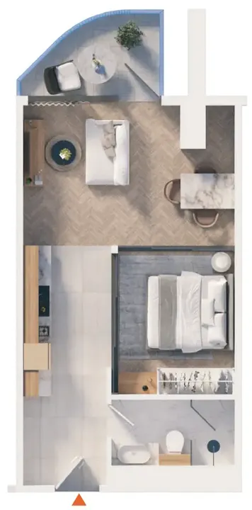 Studio floor plan