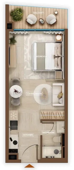 Studio floor plan