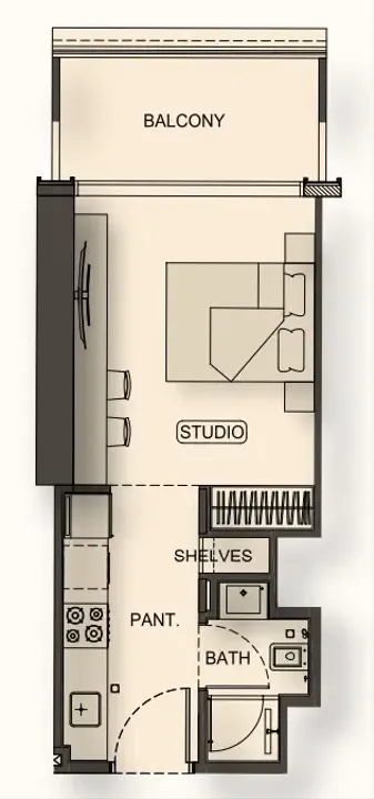 Studio floor plan