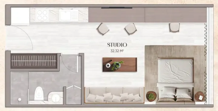 Studio floor plan