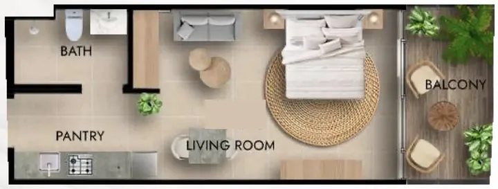 Studio floor plan