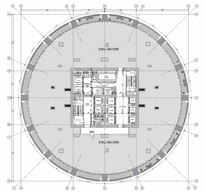 4 BR floor plan