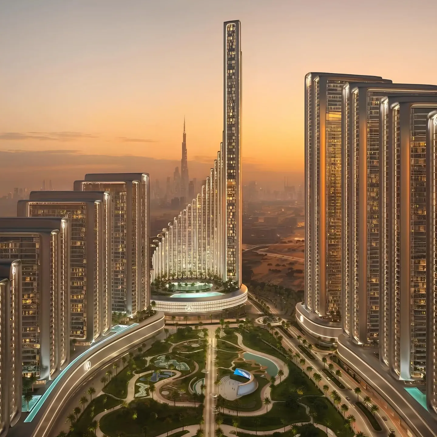 Mercedes-Benz Places – Binghatti City – Maybach 6
