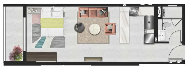 Studio floor plan