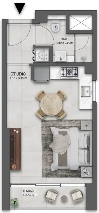Studio floor plan
