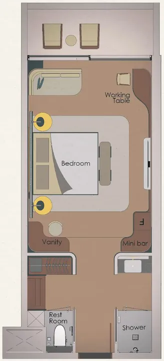 Studio floor plan