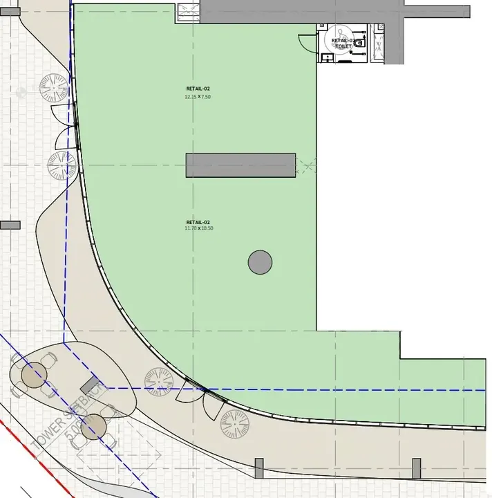Retail floor plan
