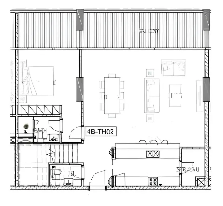 4 BR floor plan